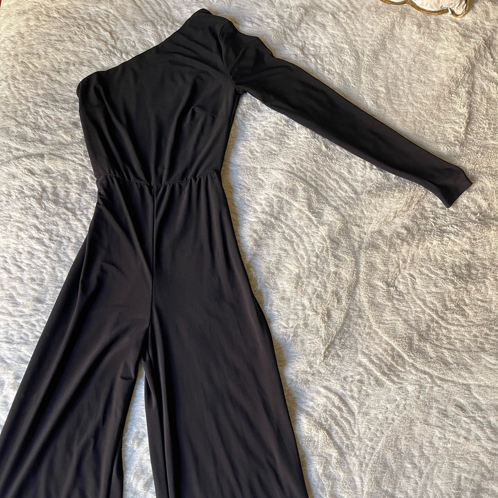 Windsor Black One Sleeve Pantsuit